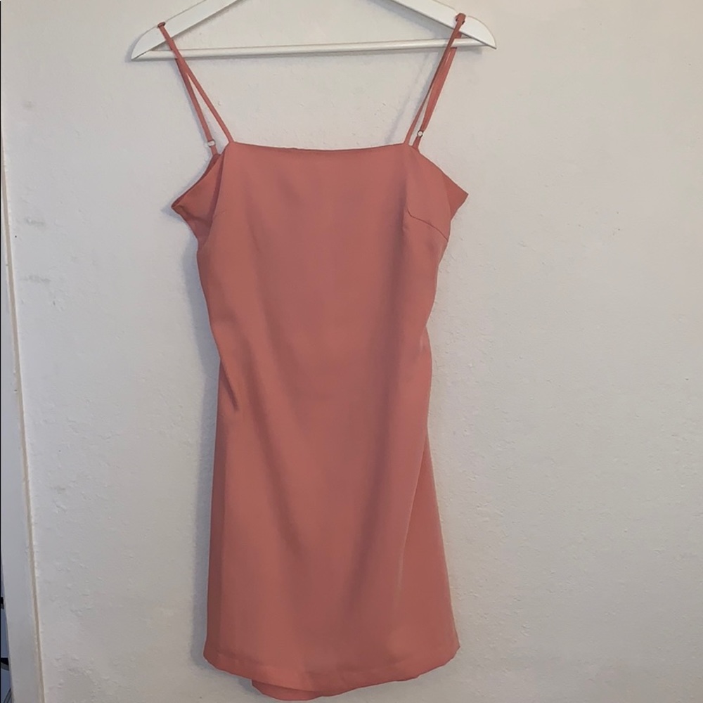Lulu’s Coral Mini Dress